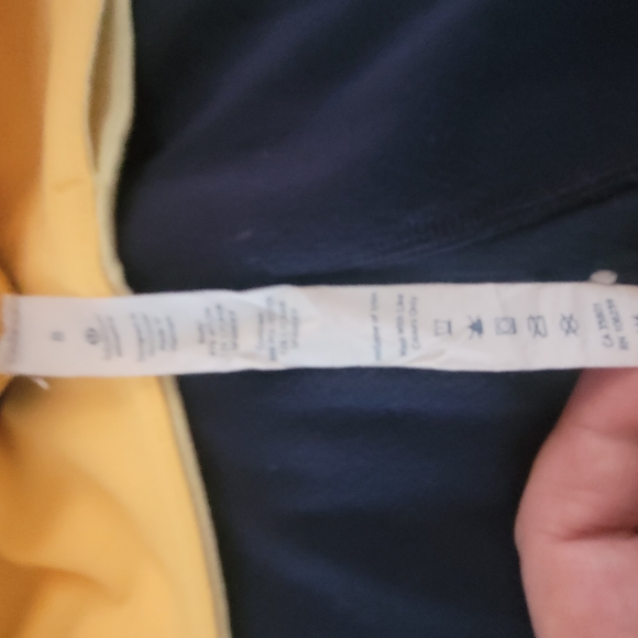 Navy Blue Cropped Pants - Picture 5 of 6